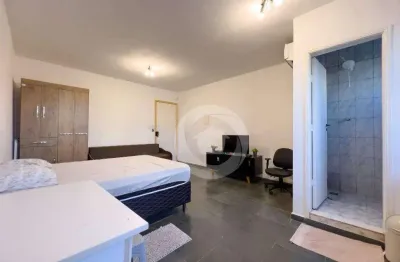 Kitnet com 1 dormitório para alugar, 25 m² por r$ 1.600,00/mês - jardim das indústrias - são josé dos campos/sp