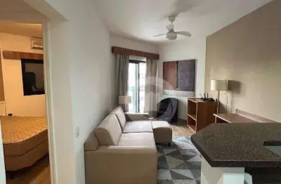 Flat com 1 dormitório para alugar, 36 m² por r$ 3.665/mês - jardim são dimas - são josé dos campos/sp