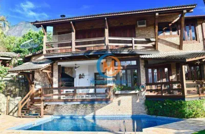 Casa em condomínio com 6 dormitórios à venda, 670 m² por r$ 5.100.000 - centro - ilhabela/sp
