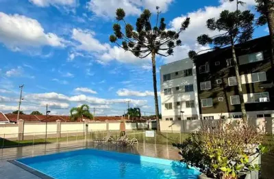 Apartamento com 2 quartos à venda na rua maria joaquina vaz, 721, itaqui, campo largo, 40 m2 por r$ 169.000
