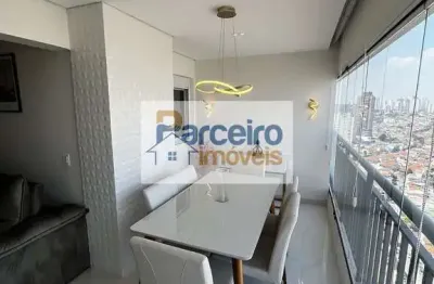 Apartamento à venda, parque da mooca,  mobiliado, 02 quartos,  varanda gourmet, são paulo, sp