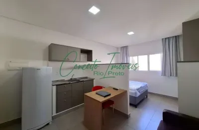 Studio para locação, mobiliado, 1 vaga coberta, vila redentora