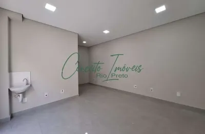 Sala comercial nova, térrea, para locação  centro, são josé do rio preto/sp