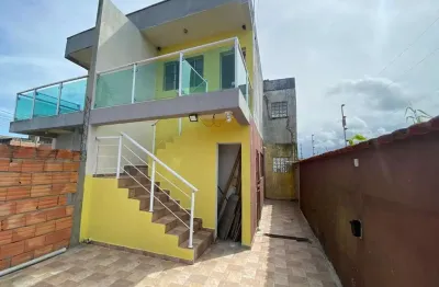 Casa para venda em itanhaém, jardim palmeiras, 2 dormitórios, 1 banheiro, 1 vaga