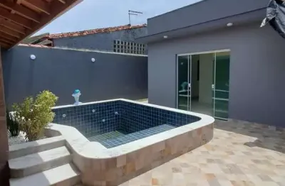 Casa para venda em itanhaém, balneário san marcos, 3 dormitórios, 2 suítes, 1 banheiro, 2 vagas