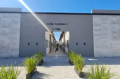 Casa em condomínio para venda em itanhaém, cibratel ll, 2 dormitórios, 1 banheiro, 1 vaga