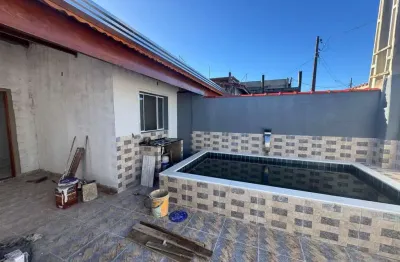 Casa para venda em itanhaém, nova itanhaém, 2 dormitórios, 1 suíte, 1 banheiro, 2 vagas