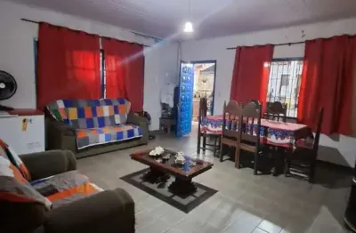 Casa para venda em itanhaém, balneário   gaivota, 2 dormitórios, 2 banheiros, 2 vagas