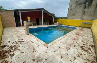 Casa para venda em itanhaém, guacyra, 2 dormitórios, 1 banheiro, 5 vagas