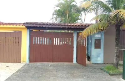 Casa para venda em mongaguá, florida mirim, 2 dormitórios, 1 suíte, 1 banheiro, 3 vagas