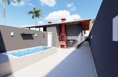 Casa para venda em itanhaém, gaivotas, 2 dormitórios, 1 suíte, 2 banheiros, 2 vagas