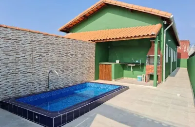 Casa para venda em itanhaém, 2 dormitórios, 1 suíte, 1 banheiro, 1 vaga