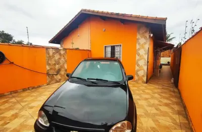 Casa para venda em itanhaém, 2 dormitórios, 1 banheiro, 2 vagas