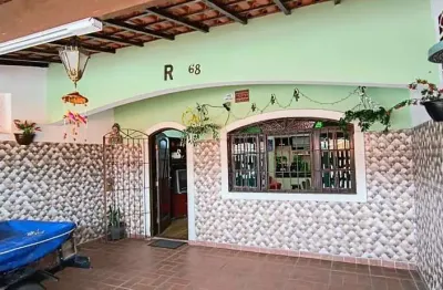 Casa para venda em itanhaém, agenor de campos, 2 dormitórios, 1 suíte, 1 banheiro, 2 vagas