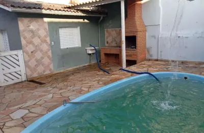 Casa para venda em itanhaém, praia dos pescadores, 3 dormitórios, 2 banheiros, 4 vagas
