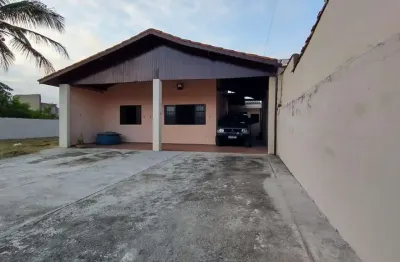Casa para venda em itanhaém, jardim regina, 2 dormitórios, 2 banheiros, 3 vagas