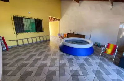 Casa para venda em itanhaém, jardim das palmeiras, 2 dormitórios, 1 banheiro, 3 vagas