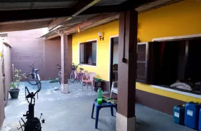Casa para venda em itanhaém, jardim corumbá, 2 dormitórios, 1 banheiro, 1 vaga