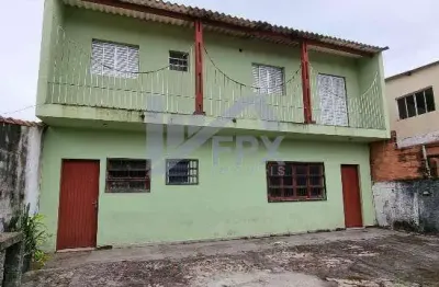 Sobrado para venda em itanhaém, balneário gaivota, 3 dormitórios, 2 banheiros, 10 vagas
