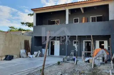 Sobrado para venda em itanhaém, bopiranga, 2 dormitórios, 2 banheiros, 7 vagas