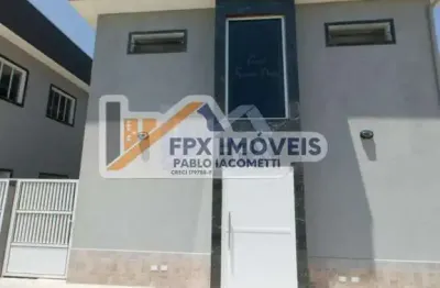 Casa sobreposta para venda em itanhaém, tropical, 2 dormitórios, 1 banheiro, 1 vaga