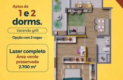 Apartamento com 2 quartos à venda na Estrada Doutor Cícero Borges de Morais, 2993, Vila Universal, Barueri