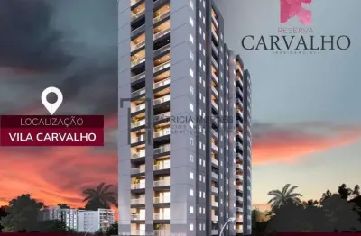 Reserva carvalho: apto 39 m2, 1 suíte, 1 vaga, no melhor da vila carvalho