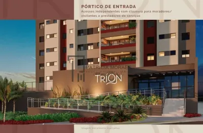 Tríon jd. paulistano: morar ou investir: planta 69,03m² até 2 suítes