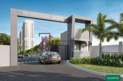 Residencial saori: apartamentos 41m² ou 43², 2 dormit. 1 vaga, zona norte