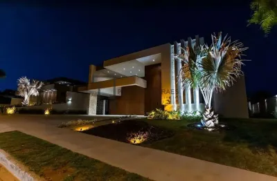 Casa térrea mobiliada luxo, 467,28m² com 4 suítes no saint patrick