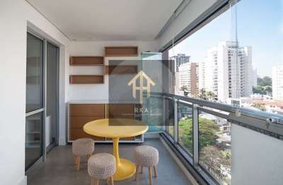 Apartamento com 1 dormitório, 48 m² - venda por r$ 819.000,00 - campo belo - são paulo/sp