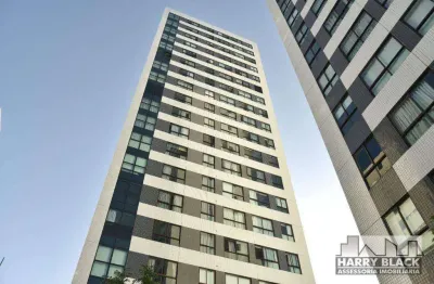 Apartamento com 2 dormitórios para alugar, 32 m² por r$ 4.600,00/mês - parnamirim - recife/pe