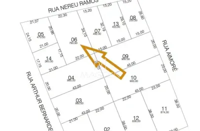 Terreno à venda na Rua Nereu Ramos -, 1036, Vila Isabel, Pato Branco