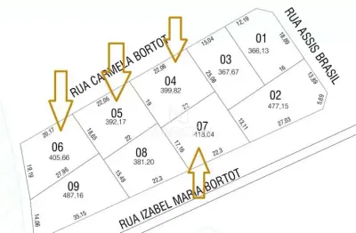 Loteameamento vô nino q 1768 lotes 4, 5  e 6 - te467