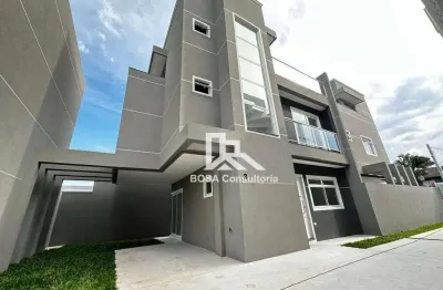 Sobrado com 3 dormitórios à venda, 129 m² por r$ 850.000,00 - capão raso - curitiba/pr