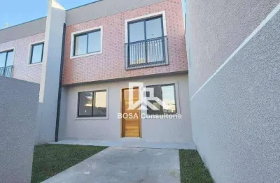 Sobrado com 3 dormitórios à venda, 91 m² por r$ 530.000,00 - santa cândida - curitiba/pr