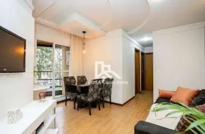 Apartamento com 3 dormitórios à venda, 59 m² por r$ 449.000,00 - novo mundo - curitiba/pr