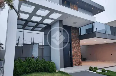 À venda casa de alto padrão, dois andares, mobiliada, porteira fechada, 400m² construída com móveis planejados, campo verde mt r$ 3.900.000,00 codigo: 54003