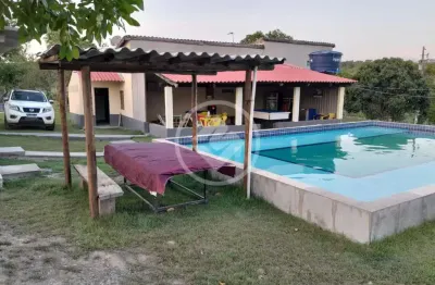 Chacará em nossa senhora da guia 3,5 hectares, 3 lagoas para criação de peixe, casa 3 quartos, sendo 1 suite, piscina, quadra de areia. codigo: 59816