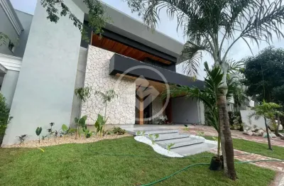 Belíssima casa com arquitetura moderna no condomínio portal da mata com 219m de área construída codigo: 78364