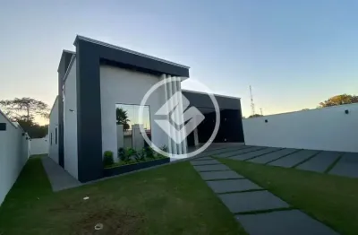 Casa nova térrea com 3 suítes - bairro bom clima - chapada dos guimarães - mato grosso codigo: 107084