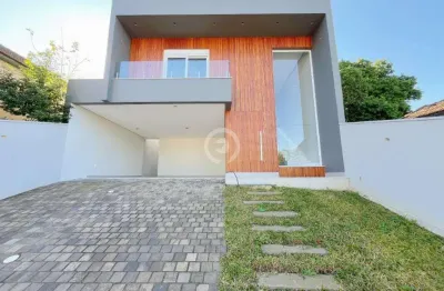 Casa à venda em novo hamburgo, jardim mauá, com 3 suítes, com 243 m²