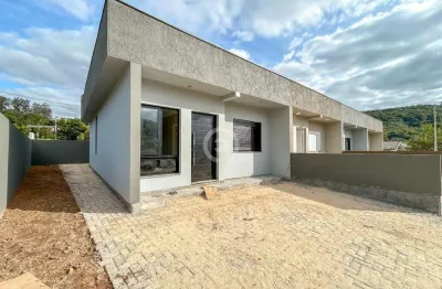 Casa à venda em estância velha, rosas, com 2 quartos, com 58 m²