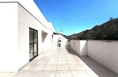 Cobertura com 2 dormitórios à venda, 157 m² por r$ 560.000,00 - vargem grande - teresópolis/rj