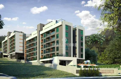 Apartamento com 2 dormitórios à venda, 68 m² por r$ 480.000,00 - várzea - teresópolis/rj