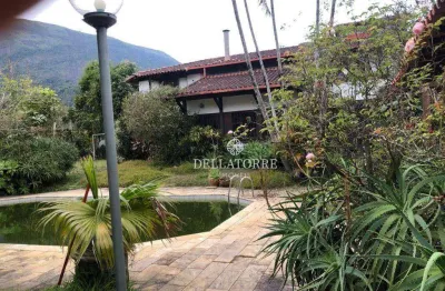 Casa com 5 dormitórios para alugar, 458 m² por r$ 8.641,25/mês - alto - teresópolis/rj