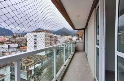 Apartamento com 2 dormitórios à venda, 79 m² por r$ 494.000,00 - santa cecília - teresópolis/rj