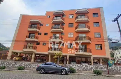 Apartamento com 1 dormitório à venda, 48 m² por r$ 350.000,00 - alto - teresópolis/rj