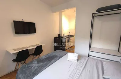 Conjugado mobiliado e com estacionamento, à venda, 15 m² por r$ 185.000 - alto - teresópolis/rj