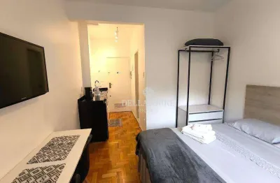 Conjugado mobiliado e com estacionamento, à venda, 15 m² por r$ 185.000 - alto - teresópolis/rj